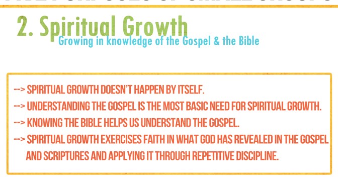 Five Purposes & Practices of Small Groups: 2. GROWTH