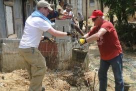 Day 5, blog @ house-build, foot-washing